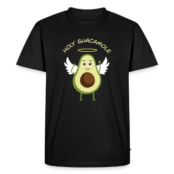 Saint Guacamole - Saint Avocat - T-shirt Premium bio Homme - noir - Devant - Nico (187cm)