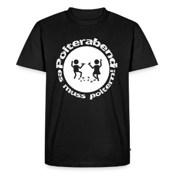 The wedding eve it has to rattle Junggessellenabschied - Men's Premium Organic T-Shirt - black - Front - Nico (187cm)