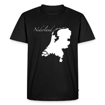 Hollande Pays-Bas Néerlandais - T-shirt Premium bio Homme - noir - Devant - Nico (187cm)