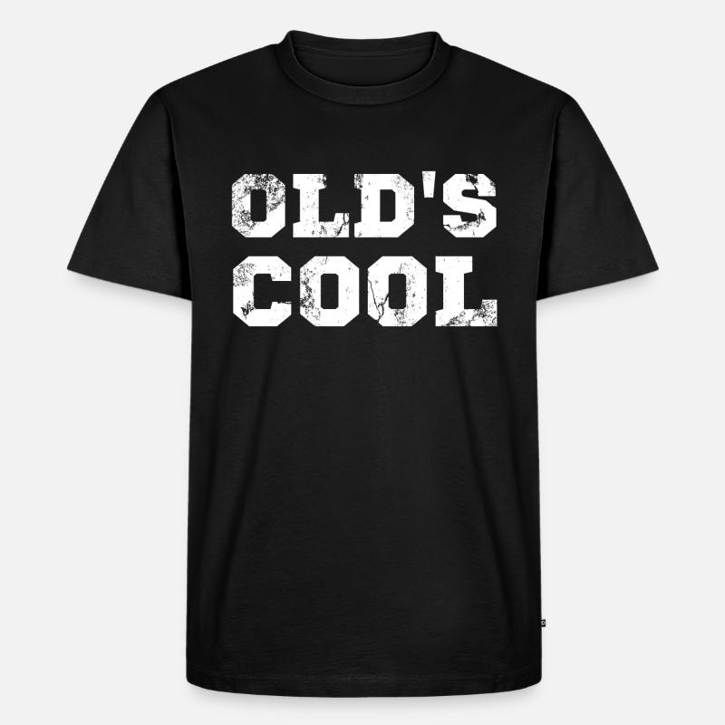 Old's Cool Spruch - Männer Premium Bio T-Shirt - Schwarz