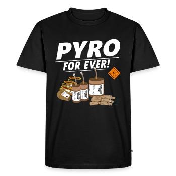 Pyro for ever Fireworks - T-shirt Premium bio Homme - noir - Devant - Nico (187cm)