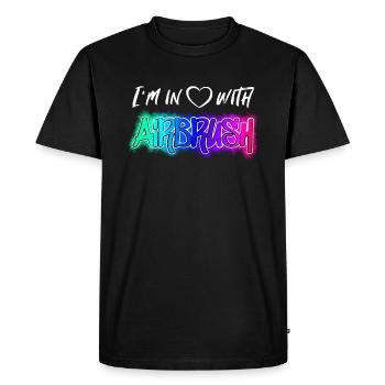 I’m in Love with Airbrush - T-shirt Premium bio Homme - noir - Devant - Nico (187cm)