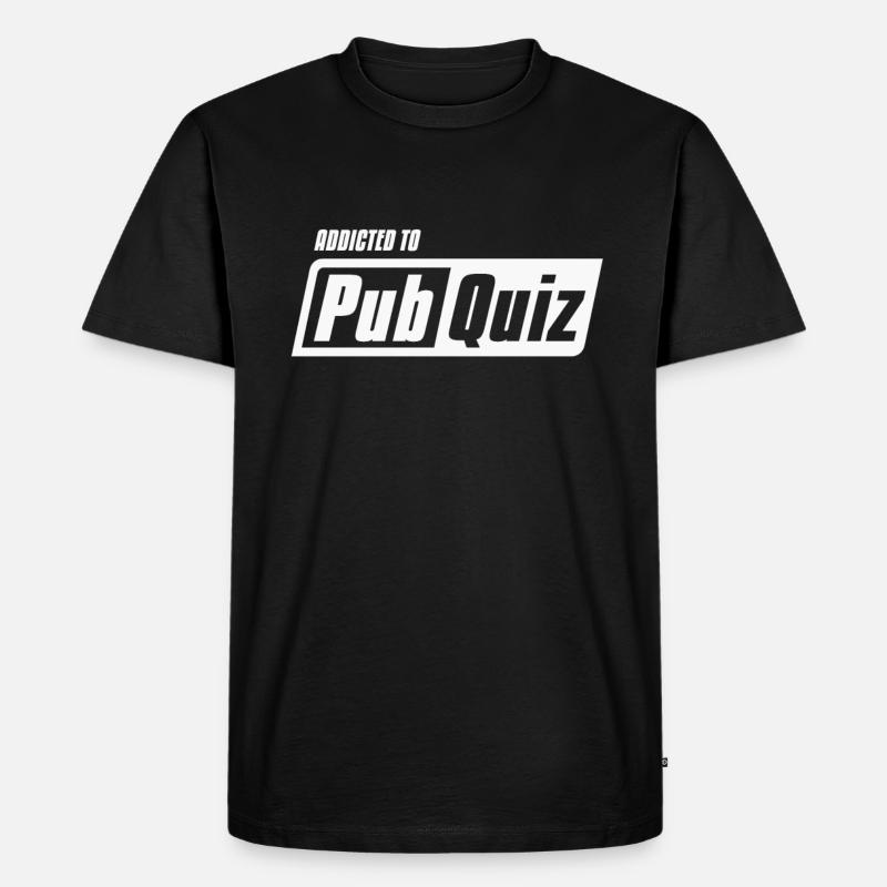 Pub Quiz Pubquiz - Männer Premium Bio T-Shirt - Schwarz