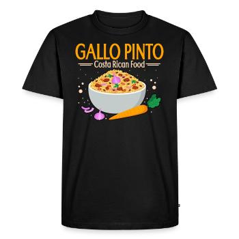 Gallo Pinto Costa Rica Food Plats de riz - T-shirt Premium bio Homme - noir - Devant - Nico (187cm)