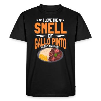 Odeur d’amour du Gallo Pinto Chef Chef Chef - T-shirt Premium bio Homme - noir - Devant - Nico (187cm)