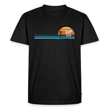SUP Girl SUP Paddle Board - T-shirt Premium bio Homme - noir - Devant - Nico (187cm)