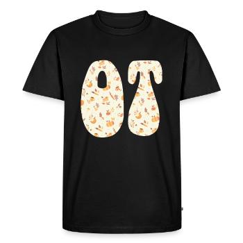 OT Fall Autumn Ergothérapeute - T-shirt Premium bio Homme - noir - Devant - Nico (187cm)