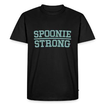 Spoonie Strong Lupus Warrior - Men's Premium Organic T-Shirt - black - Front - Nico (187cm)