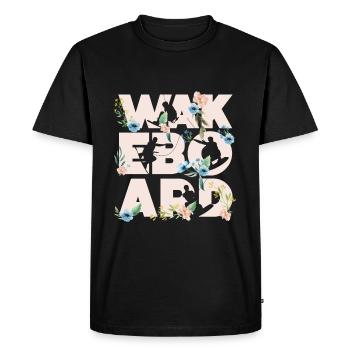 WAKEBOARD Wakeboarding Wakeboarder - Men's Premium Organic T-Shirt - black - Front - Nico (187cm)
