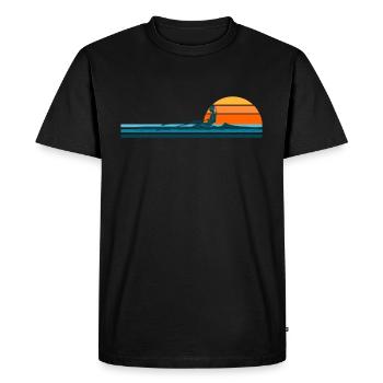 Rowing Crew Rower - T-shirt Premium bio Homme - noir - Devant - Nico (187cm)