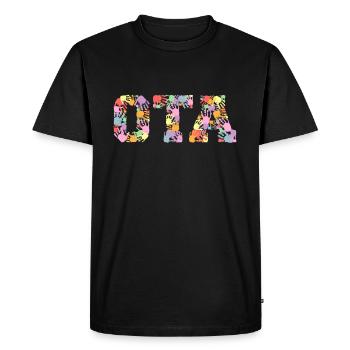Ergothérapeute pédiatrique OTA Therapist - T-shirt Premium bio Homme - noir - Devant - Nico (187cm)