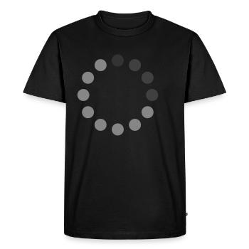 Icône de chargement - T-shirt Premium bio Homme - noir - Devant - Nico (187cm)