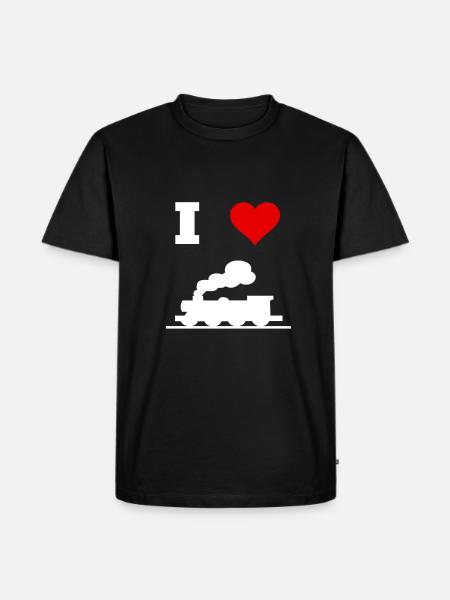 I love turn !! - Men's Premium Organic T-Shirt - black