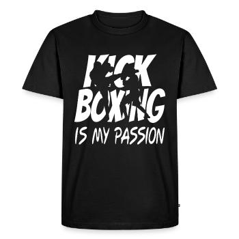 Kickboxer kickboxing - T-shirt Premium bio Homme - noir - Devant - Nico (187cm)