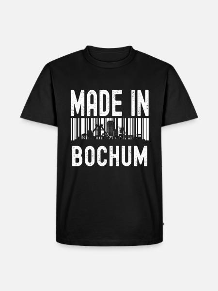 Bochum - Männer Premium Bio T-Shirt - Schwarz
