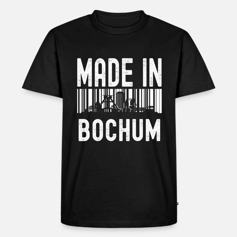 Bochum - Männer Premium Bio T-Shirt - Schwarz