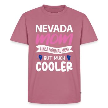 Nevada - Men's Premium Organic T-Shirt - mauve - Front - Nico (187cm)