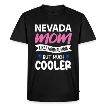 Nevada - Men's Premium Organic T-Shirt - black - Front - Nico (187cm)