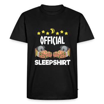 Nice Sleeping Koala Gift - Men's Premium Organic T-Shirt - black - Front - Nico (187cm)