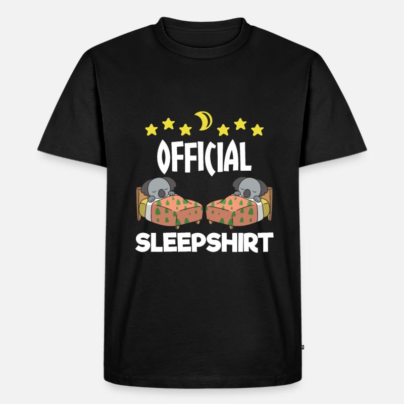 Nice Sleeping Koala Gift - Men's Premium Organic T-Shirt - black