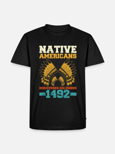 Christopher Columbus - Männer Premium Bio T-Shirt - Schwarz