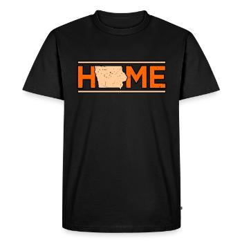 Cadeau de maison dans l’Iowa - T-shirt Premium bio Homme - noir - Devant - Nico (187cm)