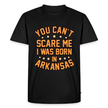 Cadeau né en Arkansas - T-shirt Premium bio Homme - noir - Devant - Nico (187cm)