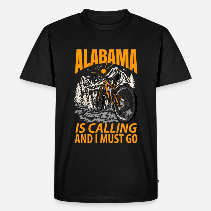Alabama-abenteuer-geschenk - Männer Premium Bio T-Shirt - Schwarz