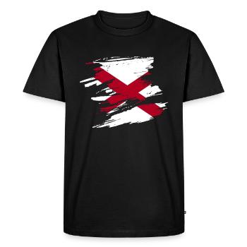 Cadeau de voyage en Alabama - T-shirt Premium bio Homme - noir - Devant - Nico (187cm)