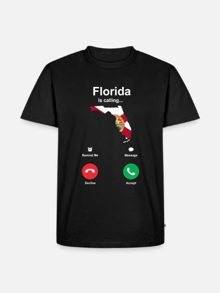 Visit Florida Gift - Men's Premium Organic T-Shirt - black