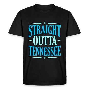 Visite à Tennessee Gift - T-shirt Premium bio Homme - noir - Devant - Nico (187cm)