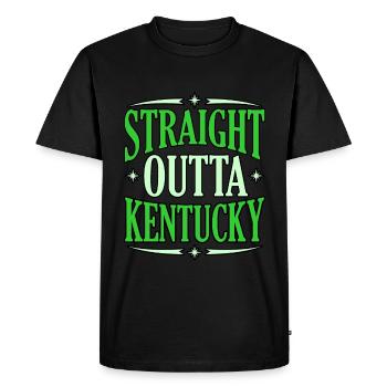 Visite au Kentucky Gift - T-shirt Premium bio Homme - noir - Devant - Nico (187cm)