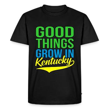 Grow In Kentucky Cadeau - T-shirt Premium bio Homme - noir - Devant - Nico (187cm)