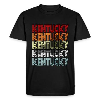 Kentucky resident gift - Men's Premium Organic T-Shirt - black - Front - Nico (187cm)