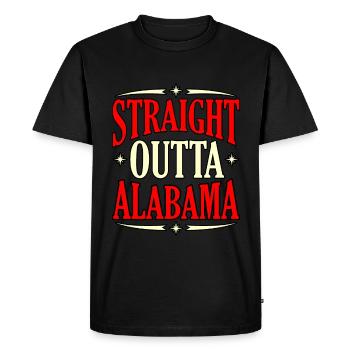 Cadeau Traveller Alabama - T-shirt Premium bio Homme - noir - Devant - Nico (187cm)