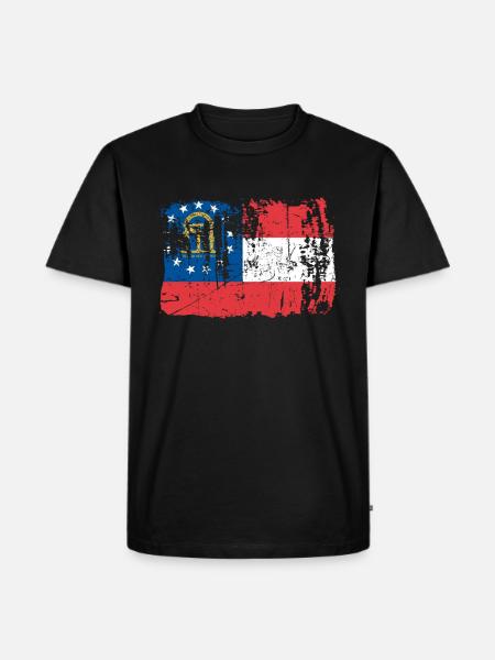 Georgia Travels Gift - Men's Premium Organic T-Shirt - black