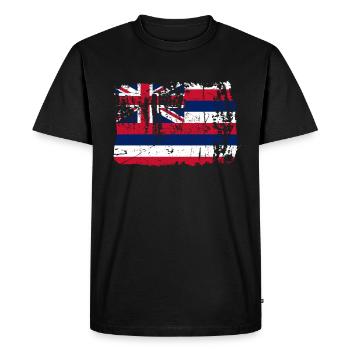 Cadeau maison Hawaï - T-shirt Premium bio Homme - noir - Devant - Nico (187cm)