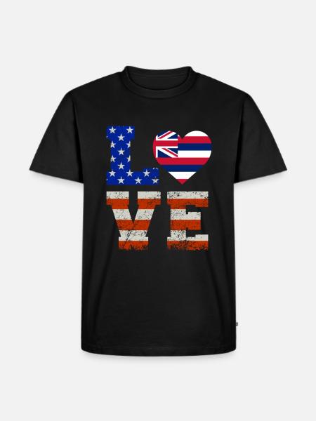 Dear hawaii gift - Men's Premium Organic T-Shirt - black