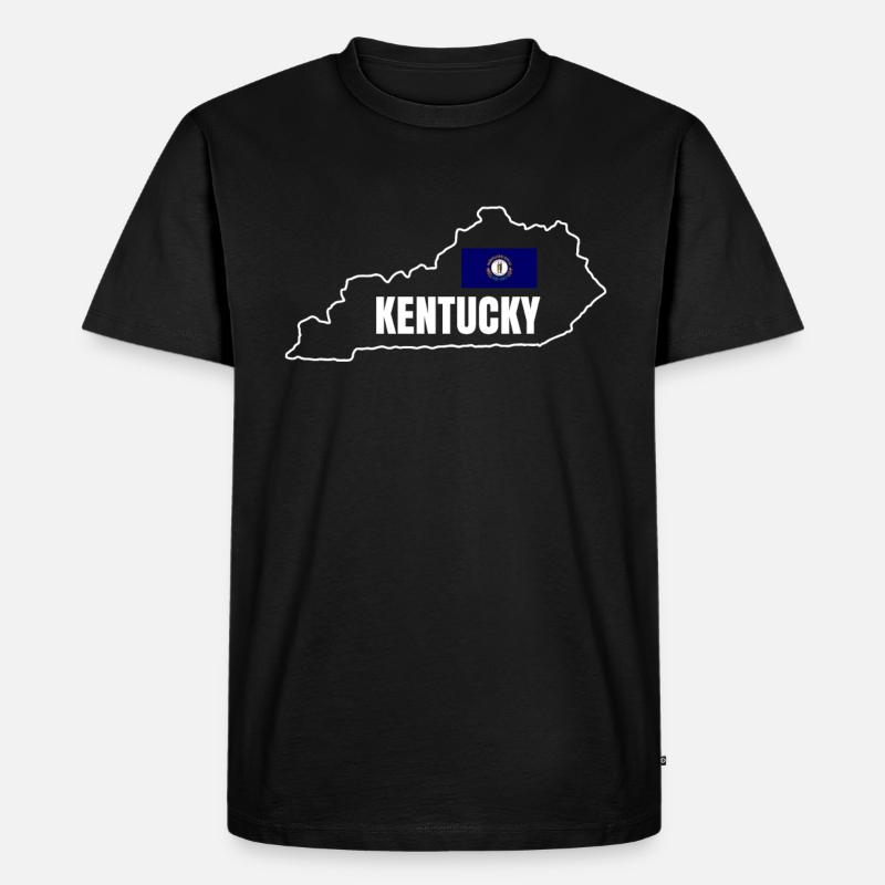 Kentucky Home Pride Geschenk - Männer Premium Bio T-Shirt - Schwarz