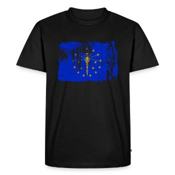 Beauté de l’Indiana Cadeau - T-shirt Premium bio Homme - noir - Devant - Nico (187cm)