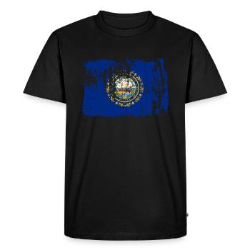 Cadeau des habitants du New Hampshire - T-shirt Premium bio Homme - noir - Devant - Nico (187cm)