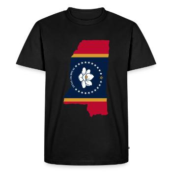 Mississippi Home Pride Cadeau - T-shirt Premium bio Homme - noir - Devant - Nico (187cm)