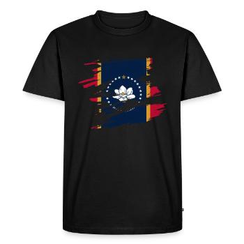 Beauté du Mississippi cadeau - T-shirt Premium bio Homme - noir - Devant - Nico (187cm)