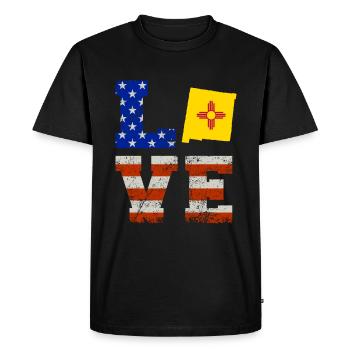 Cher cadeau du Nouveau-Mexique - T-shirt Premium bio Homme - noir - Devant - Nico (187cm)