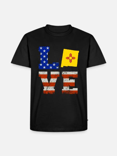 Dear new Mexico gift - Men's Premium Organic T-Shirt - black