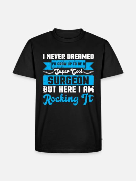 Chirurg - Männer Premium Bio T-Shirt - Schwarz