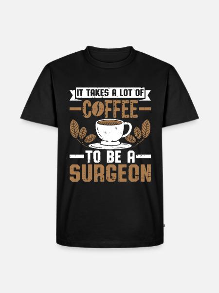 Chirurg - Männer Premium Bio T-Shirt - Schwarz