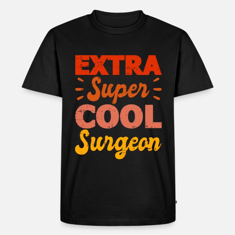 Chirurg - Männer Premium Bio T-Shirt - Schwarz