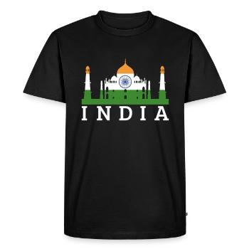 Beau cadeau Taj Mahal - T-shirt Premium bio Homme - noir - Devant - Nico (187cm)