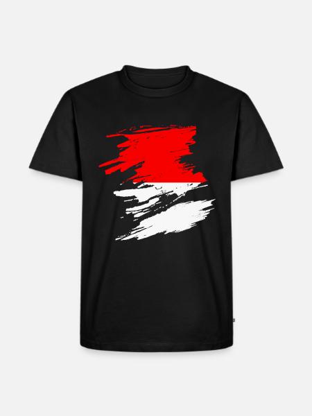 Support The Indonesia gift - Men's Premium Organic T-Shirt - black
